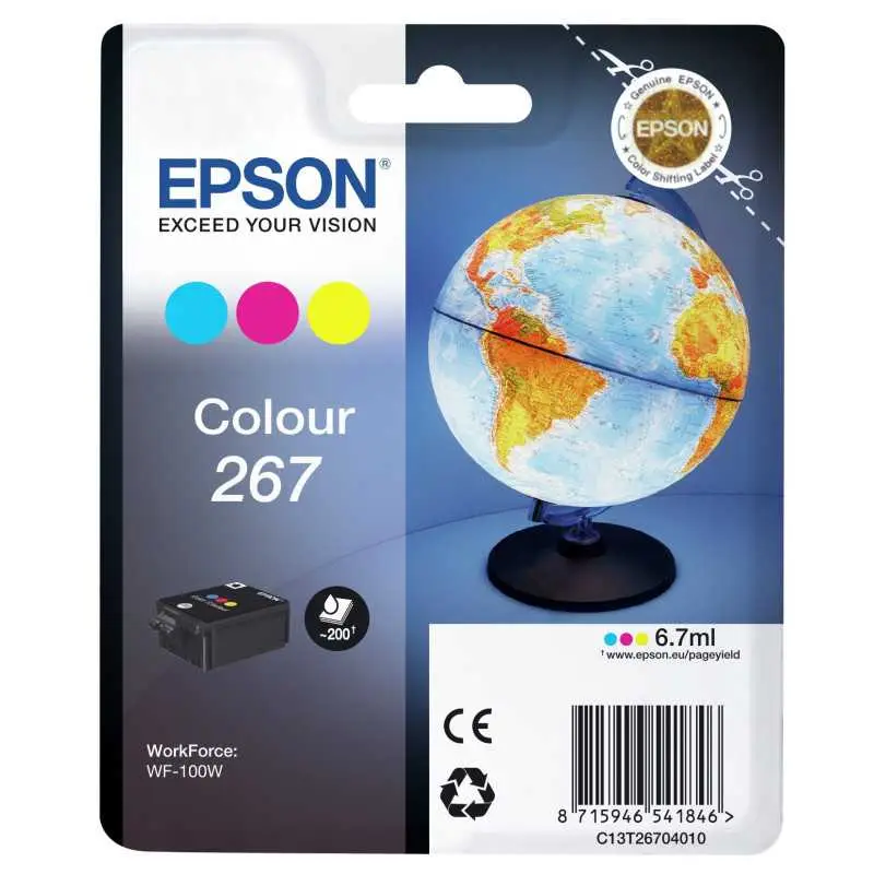 Epson 267 Couleur Globe Cartouche authentique au meilleur prix
