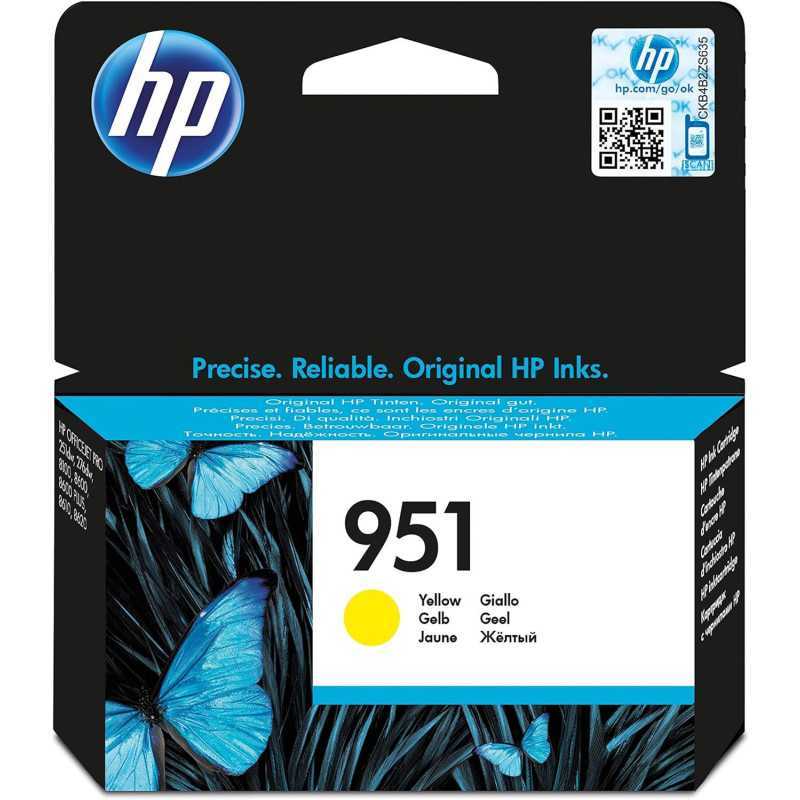HP 951 Jaune Cartouche authentique au meilleur prix