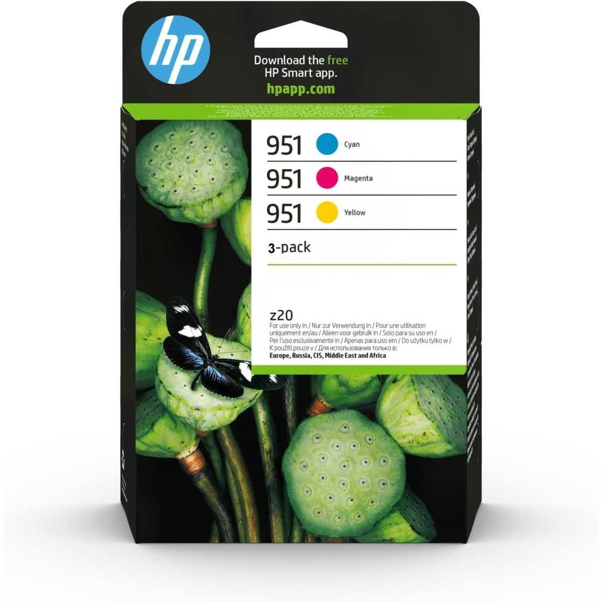 HP 951 Couleur Pack de 3 cartouches d'encre d'origine au meilleur prix HP 951 Couleur Pack de 3 cartouches d'encre d'origine au meilleur prix