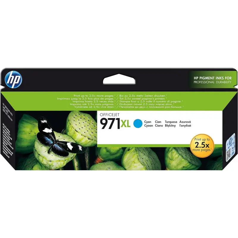 HP 971XL Cyan Cartouche authentique au meilleur prix