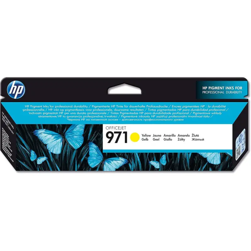 HP 971 Jaune Cartouche authentique au meilleur prix