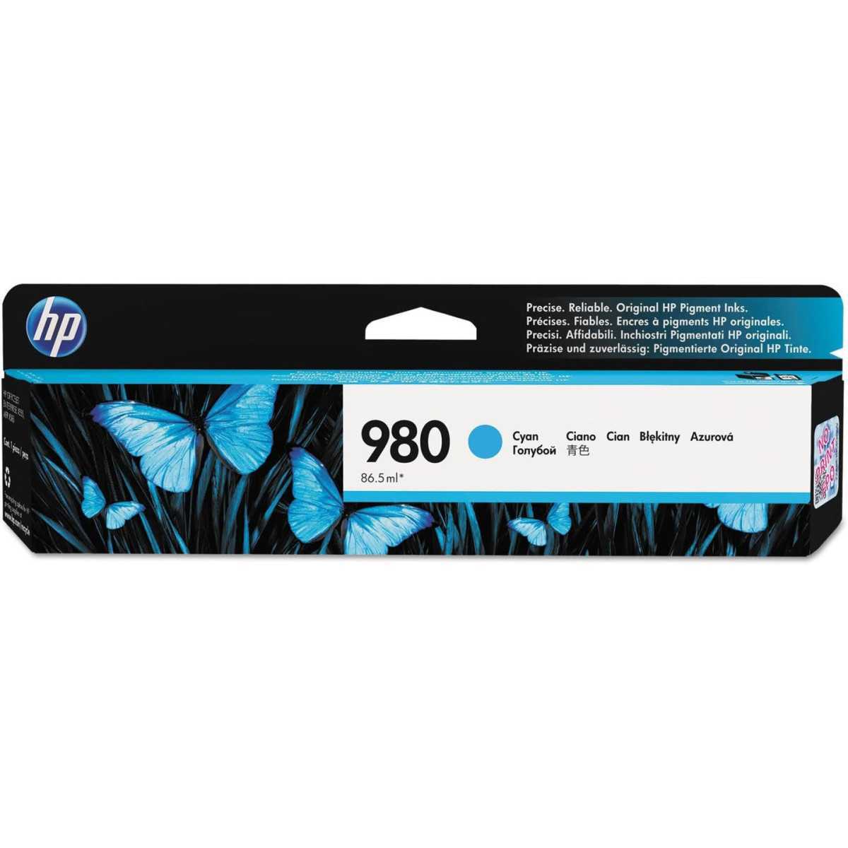 HP 980 Cyan Cartouche authentique au meilleur prix
