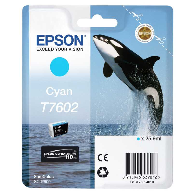 Epson T7602 Orque Cyan Cartouche d'encre au meilleur prix