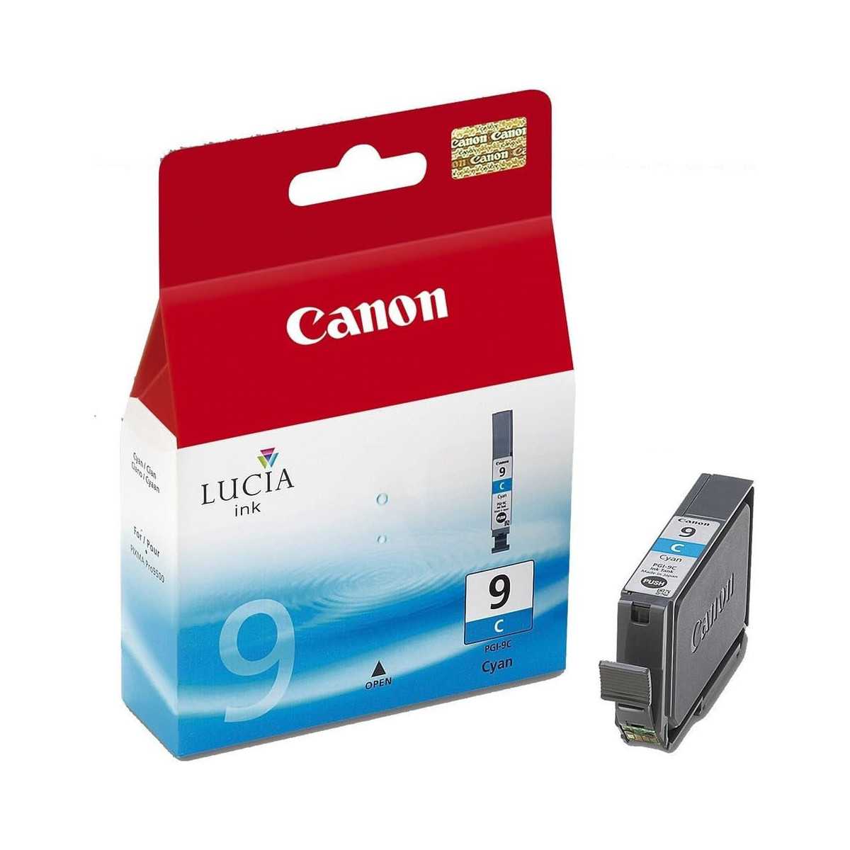 Canon PGI-9C Cyan Cartouche d'encre d'origine au meilleur prix Canon PGI-9C Cyan Cartouche d'encre d'origine au meilleur prix