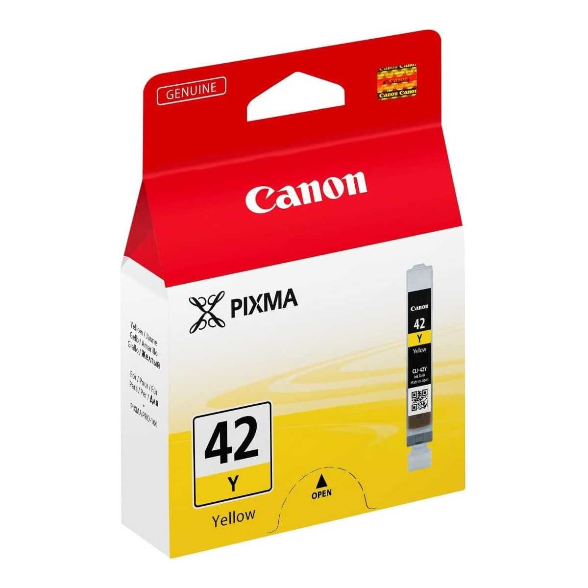 Canon CLI-42Y Jaune Cartouche authentique au meilleur prix Canon CLI-42Y Jaune Cartouche authentique au meilleur prix