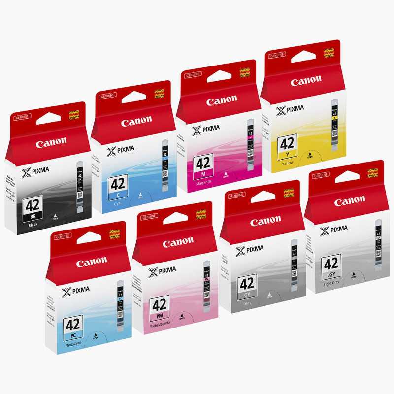 Canon CLI-42 Multipack de 8 Cartouches d'encre au meilleur prix