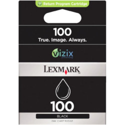 Lexmark 100 Noir Cartouche authentique au meilleur prix