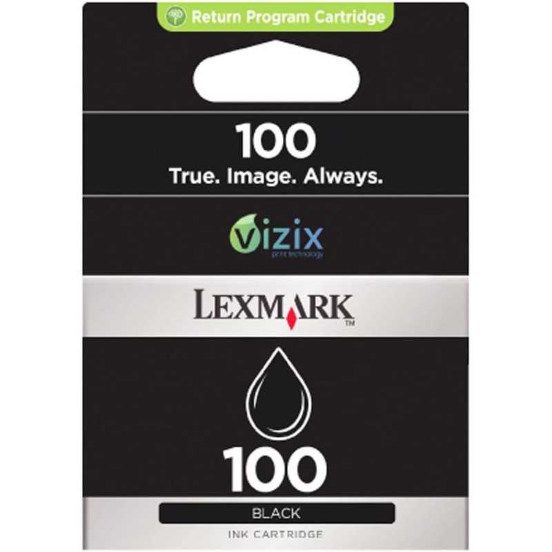 Lexmark 100 Noir Cartouche authentique au meilleur prix