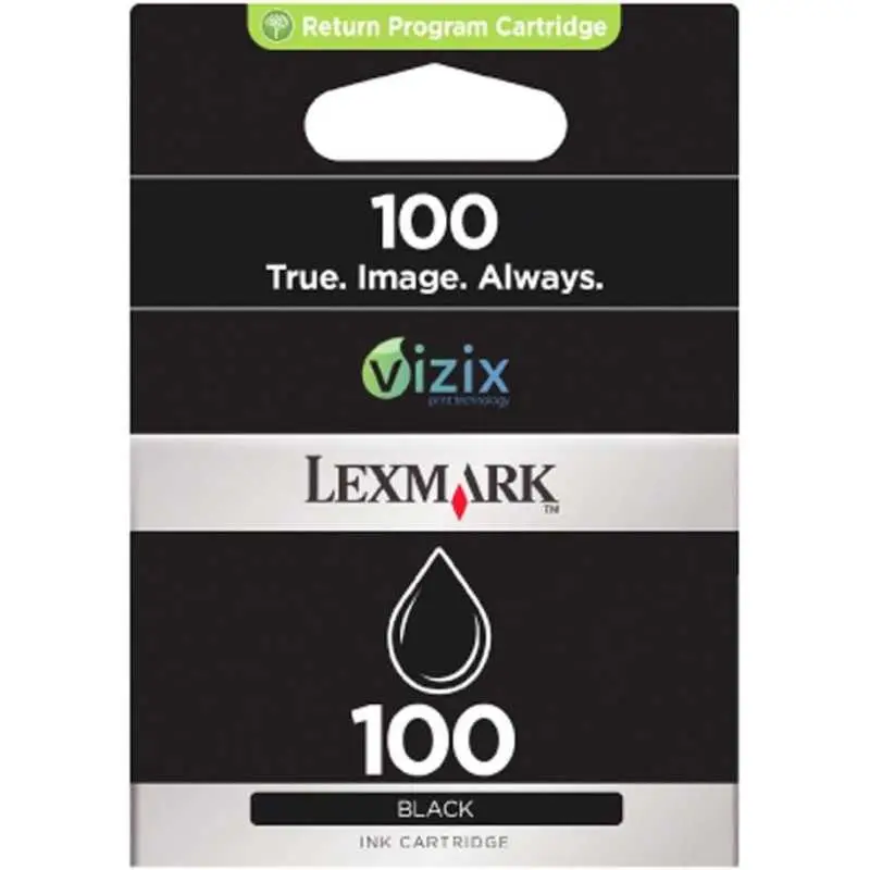 Lexmark 100 Noir Cartouche authentique au meilleur prix