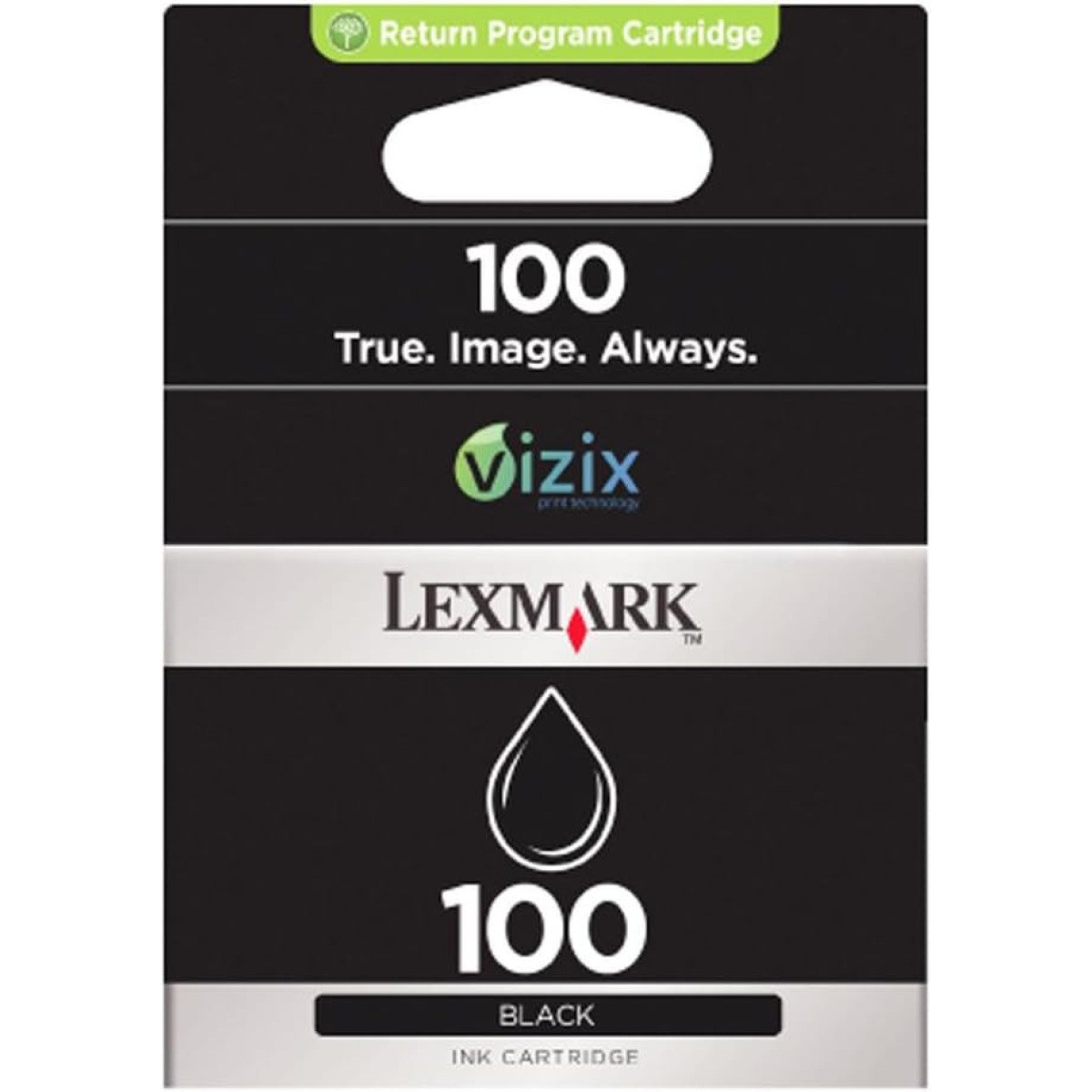 Lexmark 100 Noir Cartouche authentique au meilleur prix