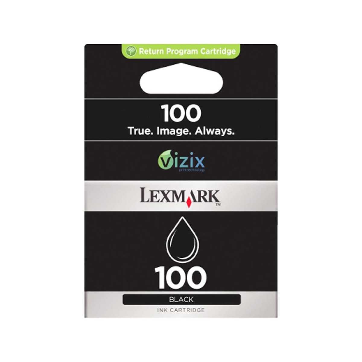 Lexmark 100 Noir Cartouche authentique au meilleur prix Lexmark 100 Noir Cartouche authentique au meilleur prix