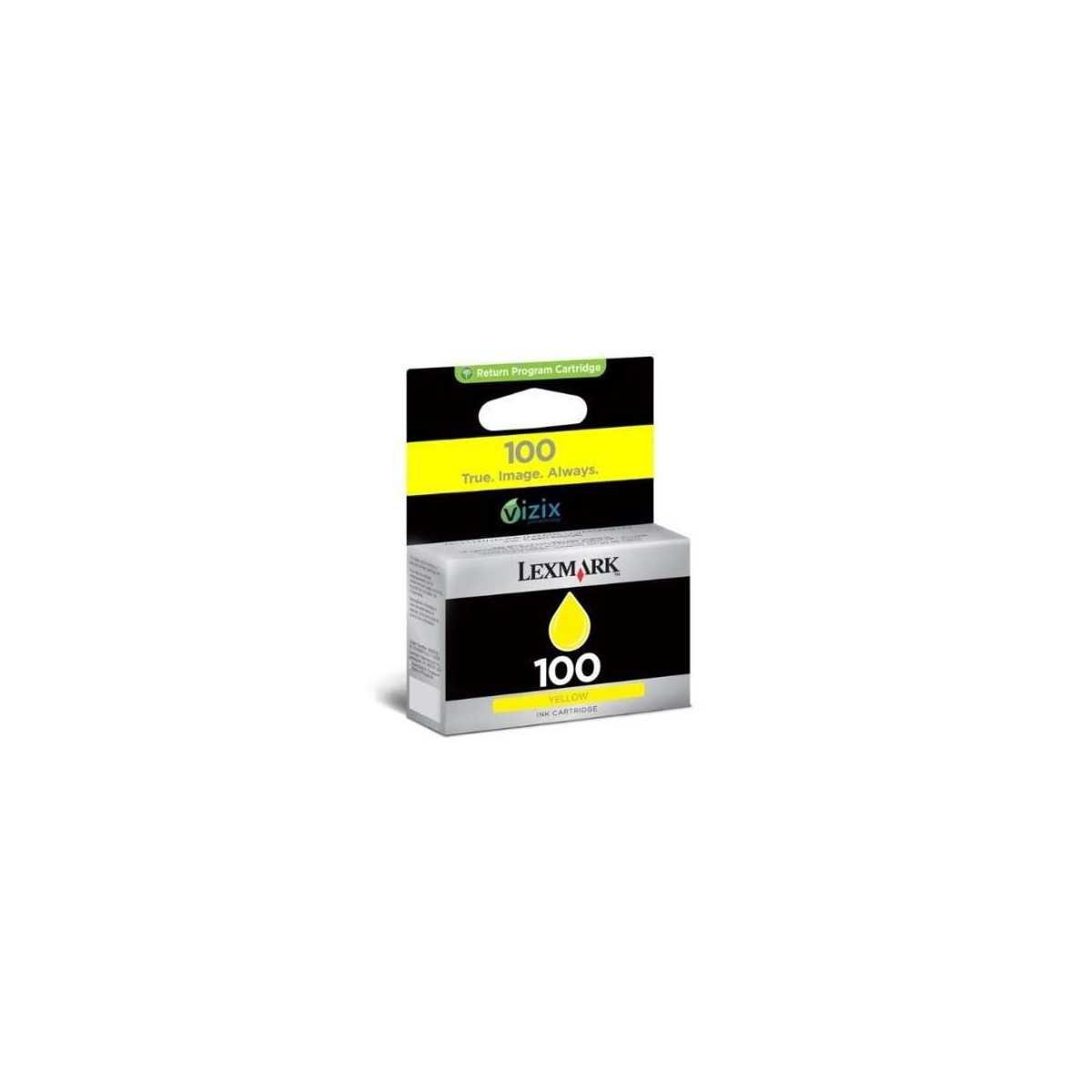 Lexmark 100 Jaune Cartouche d'encre d'origine au meilleur prix. Lexmark 100 Jaune Cartouche d'encre d'origine au meilleur prix.