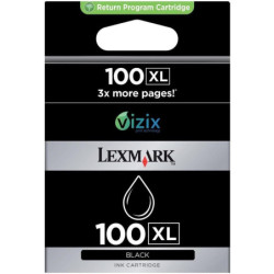 Lexmark 100XL Noir Cartouche authentique au meilleur prix