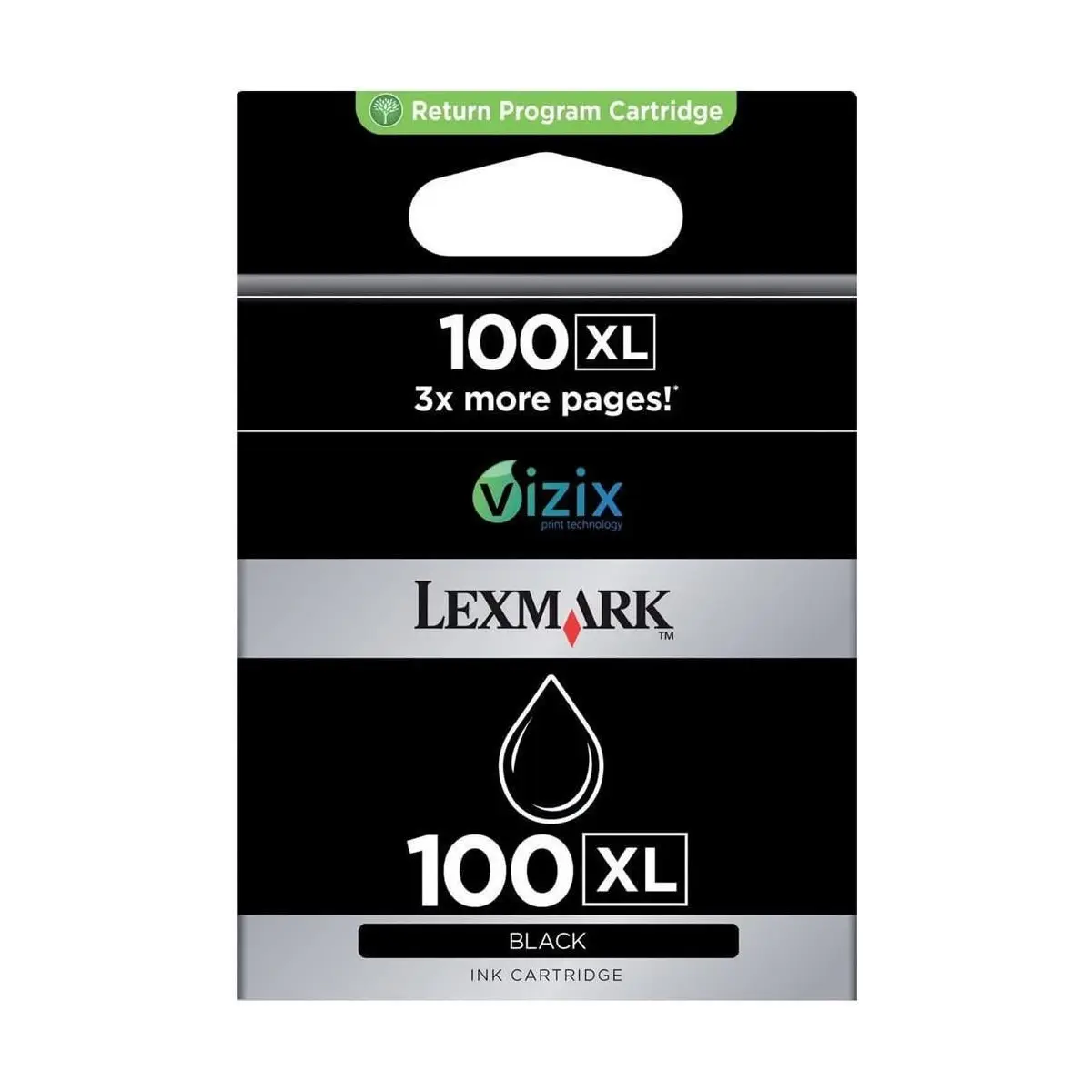 Lexmark 100XL Noir Cartouche authentique au meilleur prix