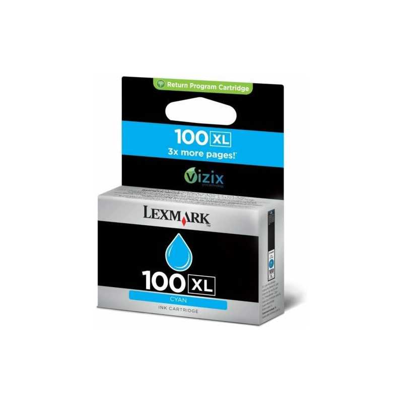 Lexmark 100XL Cyan cartouche d'encre d'origine au meilleur prix
