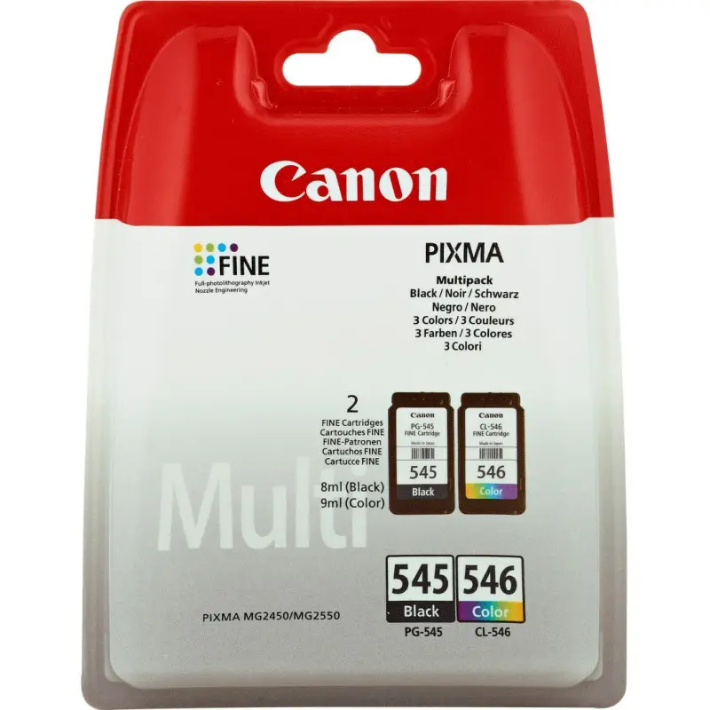 Canon PG-545/CL-546 Noir couleur Pack de cartouches authentiques au meilleur prix