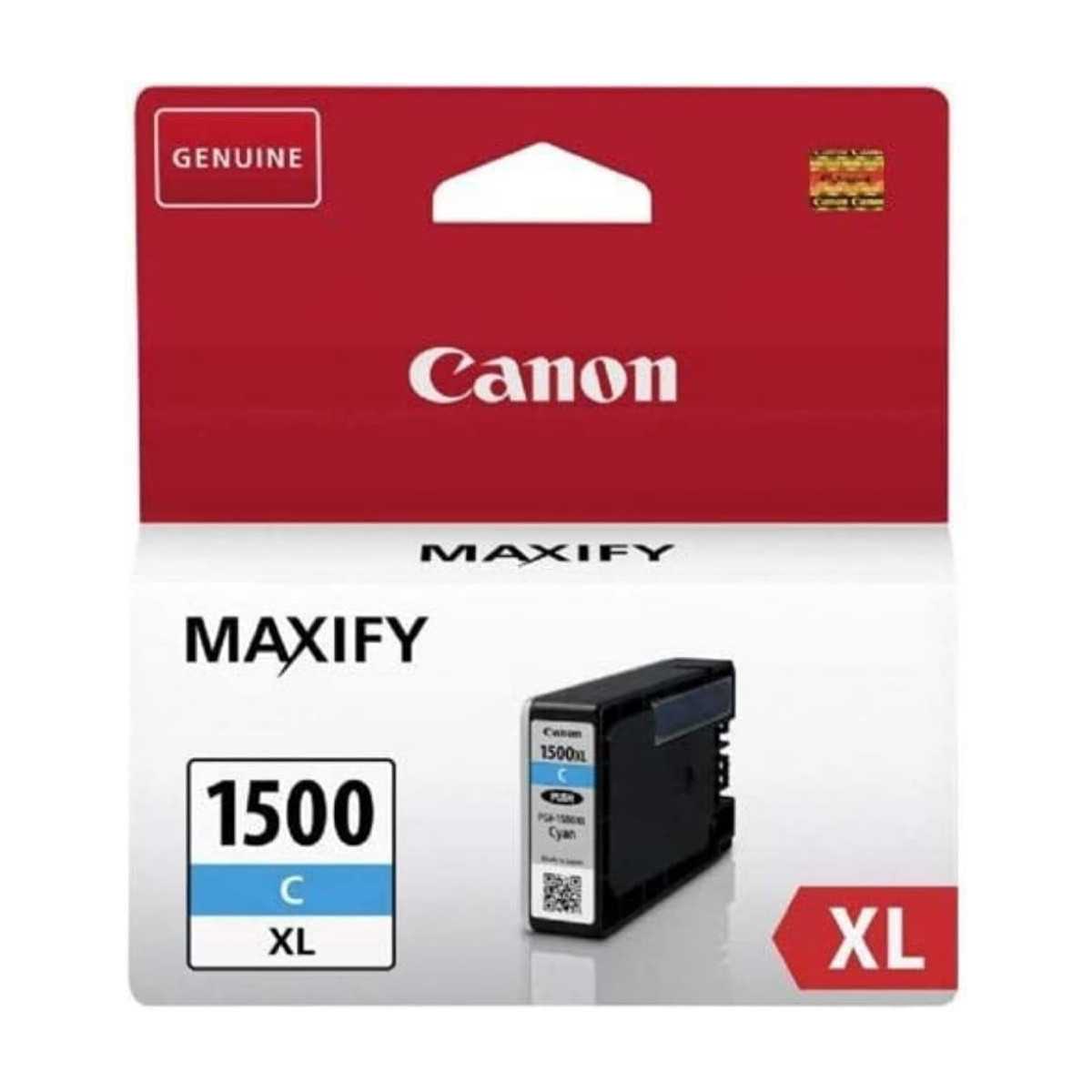 Canon PGI-1500XL-C Cyan cartouche d'encre d'origine au meilleur prix Canon PGI-1500XL-C Cyan cartouche d'encre d'origine au meilleur prix