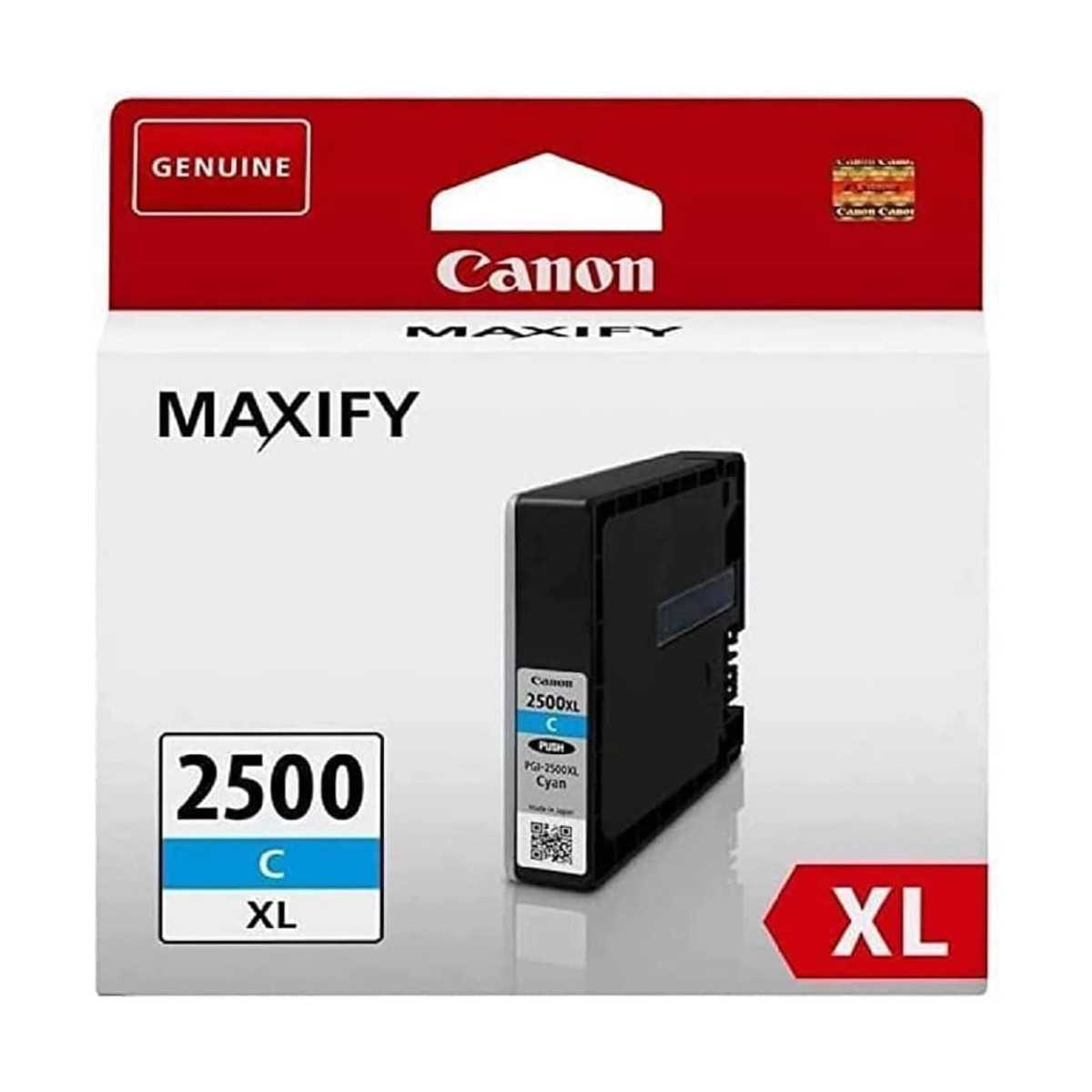 Canon PGI-2500XL-C Cyan Cartouche d'encre d'origine au meilleur prix Canon PGI-2500XL-C Cyan Cartouche d'encre d'origine au meilleur prix