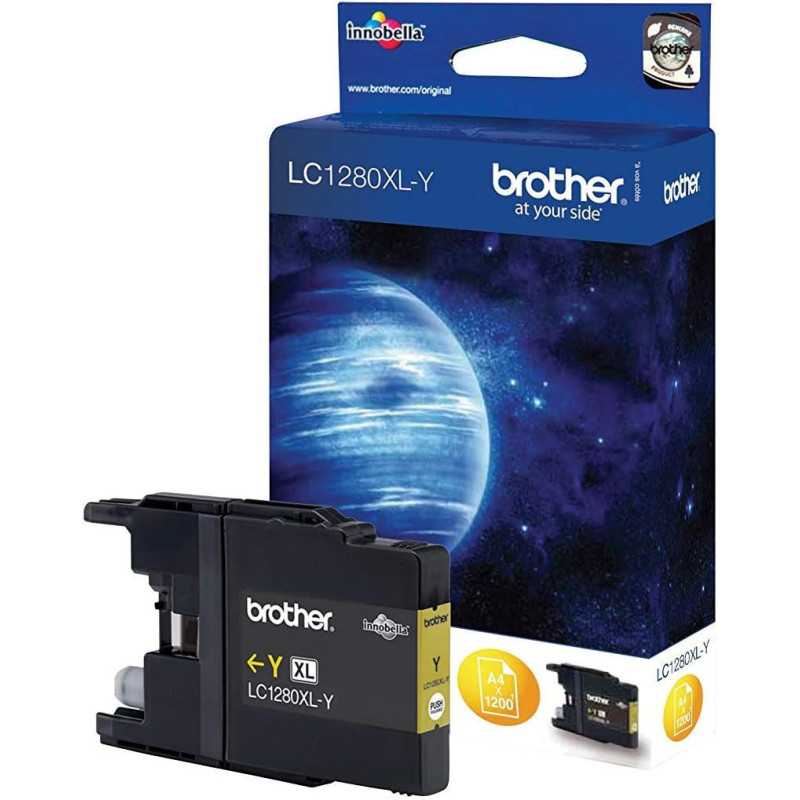 Brother LC1280XL-Y jaune Cartouche d'encre au meilleur prix