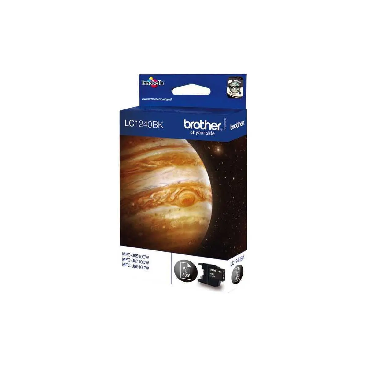 Brother LC1240BK Noir Cartouche authentique au meilleur prix