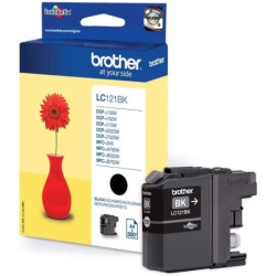 Brother LC121BK Noir Cartouche authentique au meilleur prix