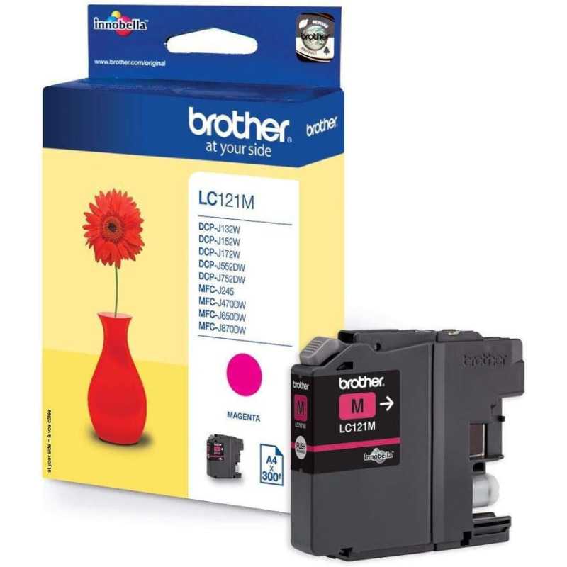 Brother LC121M Magenta Cartouche d'encre d'origine au meilleur prix