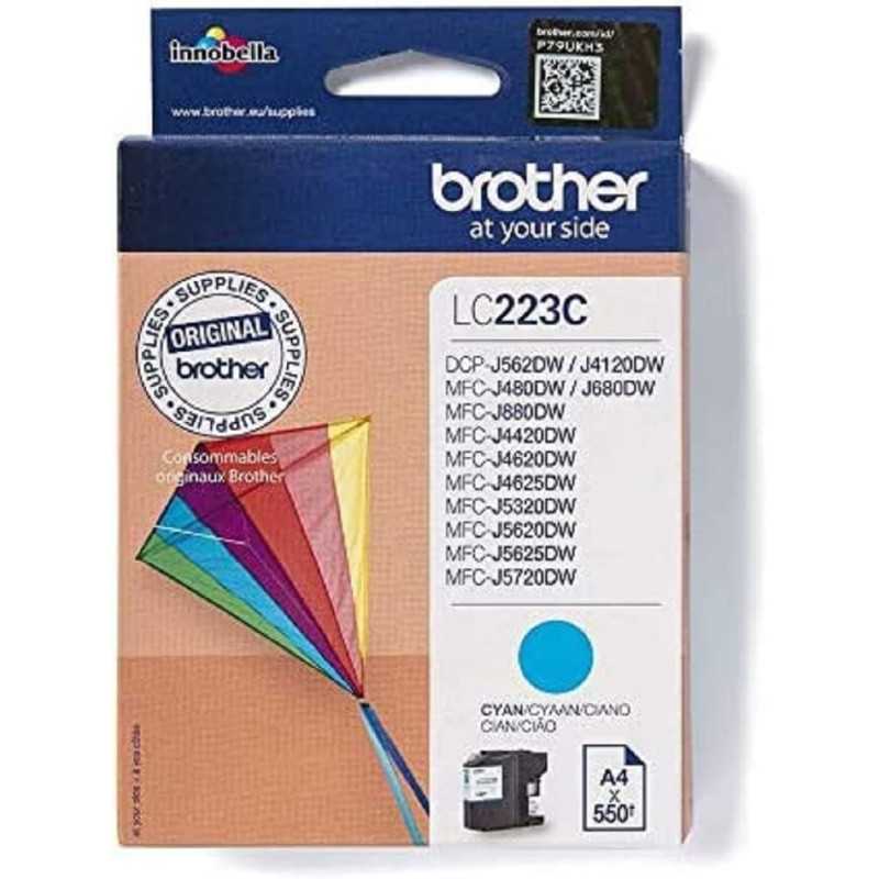Brother LC223C Cyan cartouche d'encre d'origine au meilleur prix