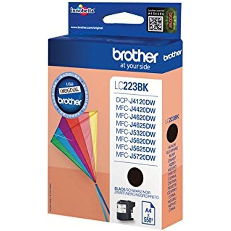 Brother LC223BK Noir Cartouche authentique au meilleur prix