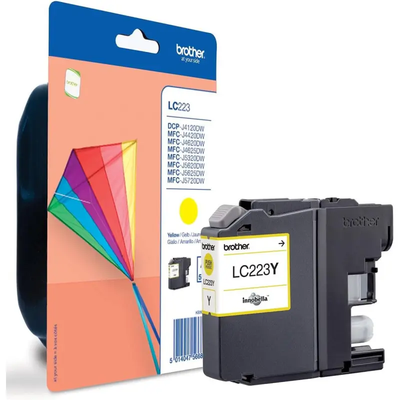 Brother LC223Y Jaune Cartouche authentique au meilleur prix