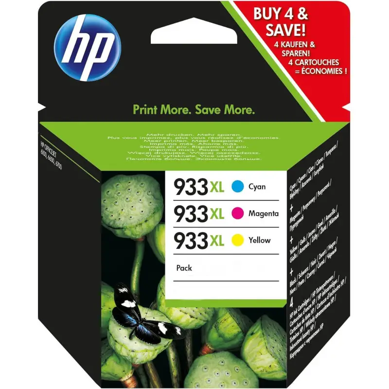 HP 933XL Couleur Pack de cartouches authentiques au meilleur prix
