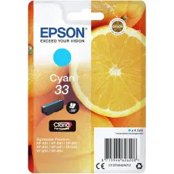 Epson 33 Cyan Cartouche authentique au meilleur prix