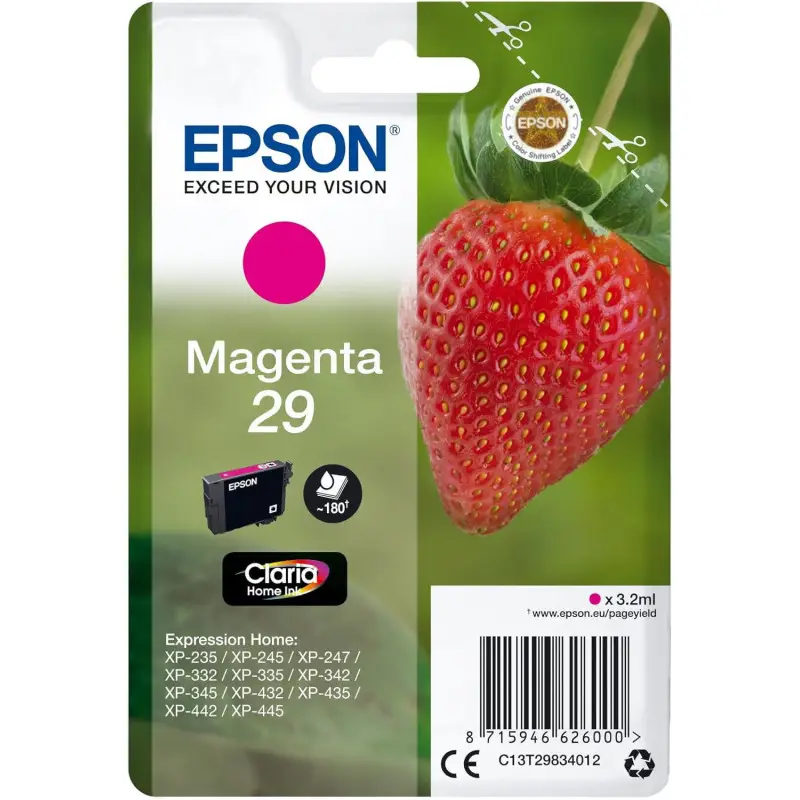 Epson 29 Magenta Fraise Cartouche authentique au meilleur prix