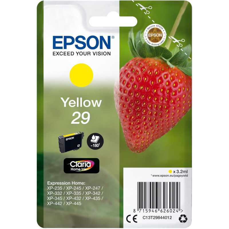 Epson 29 Fraise Jaune cartouche d'encre d'origine au meilleur prix