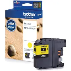 BROTHER LC12E-Y Jaune Cartouche authentique au meilleur