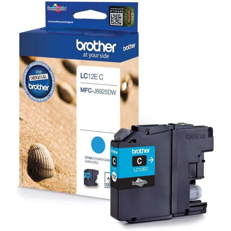 BROTHER LC12E-C Cyan Cartouche d'encre d'origine au meilleur prix