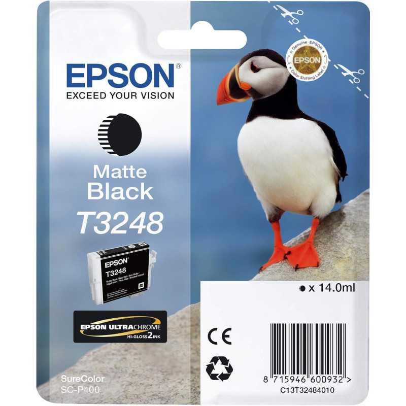 EPSON T3248 Noir mat Macareux cartouche d'origine au meilleur prix