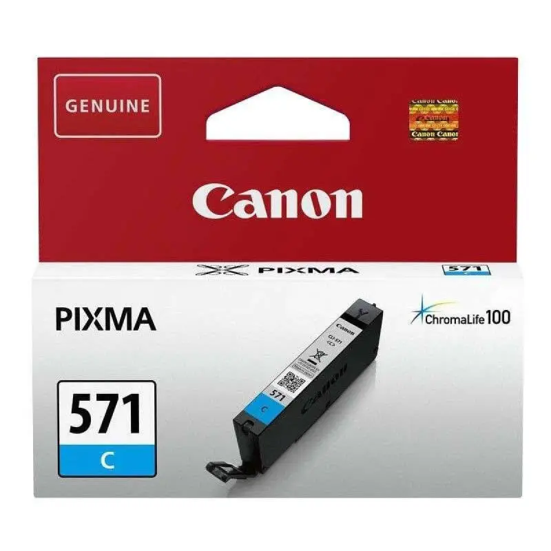 Canon CLI-571C Cyan Cartouche authentique au meilleur prix