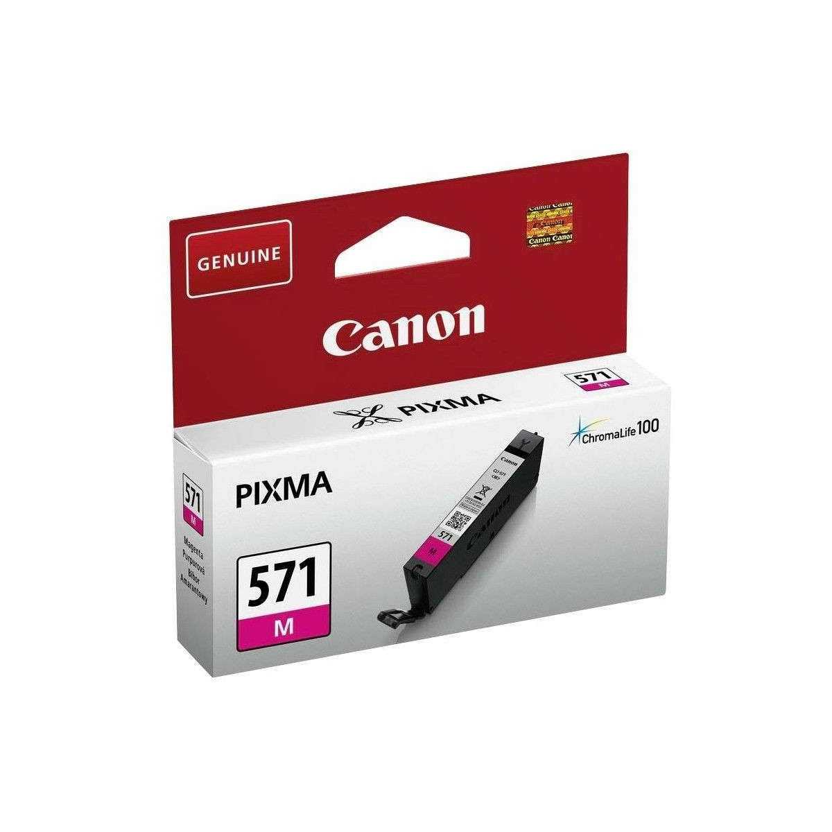 Canon CLI-571M Magenta Cartouche d'encre d'origine au meilleur prix Canon CLI-571M Magenta Cartouche d'encre d'origine au meilleur prix