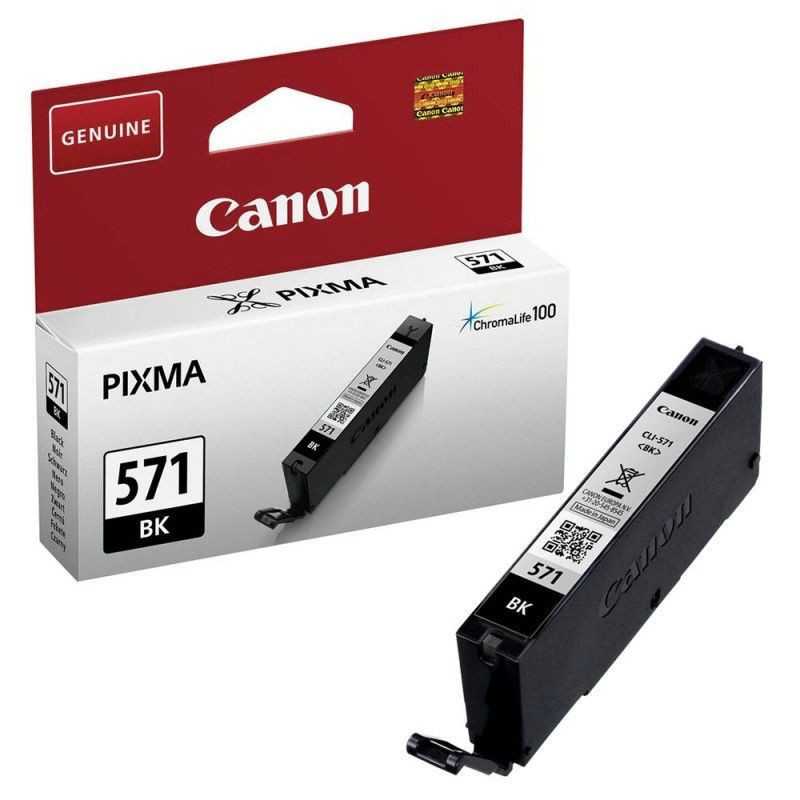 Canon CLI-571BK Noir cartouche d'encre d'origine au meilleur prix