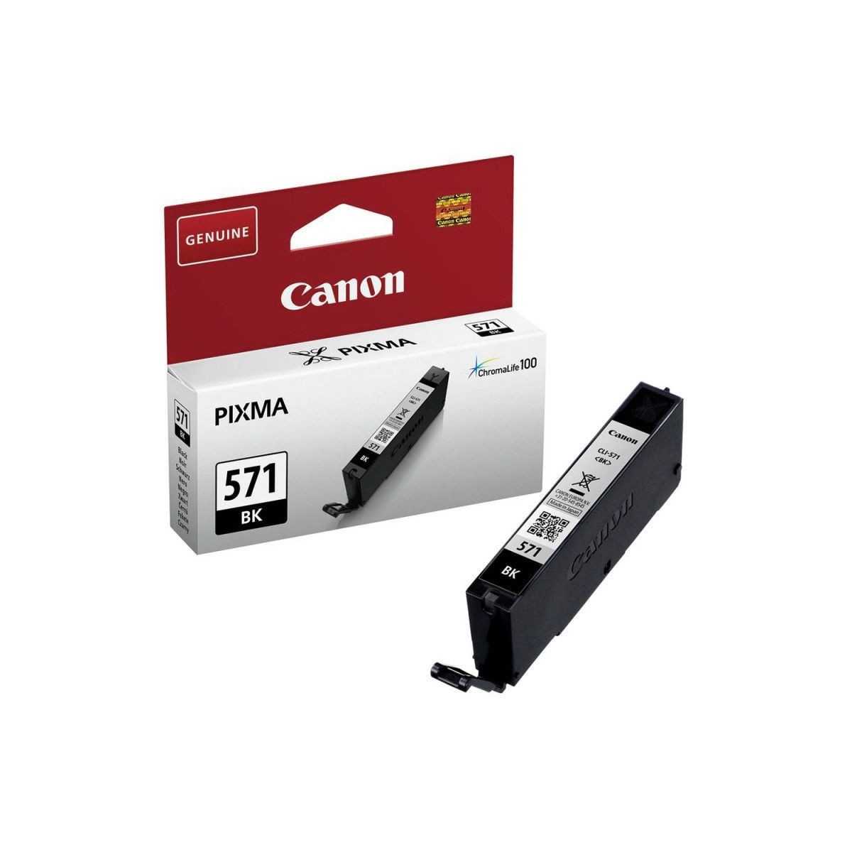 Canon CLI-571BK Noir cartouche d'encre d'origine au meilleur prix Canon CLI-571BK Noir cartouche d'encre d'origine au meilleur prix
