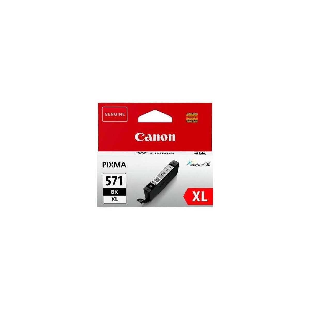 Canon CLI-571BK XL Noir cartouche d'encre d'origine au meilleur prix Canon CLI-571BK XL Noir cartouche d'encre d'origine au meilleur prix