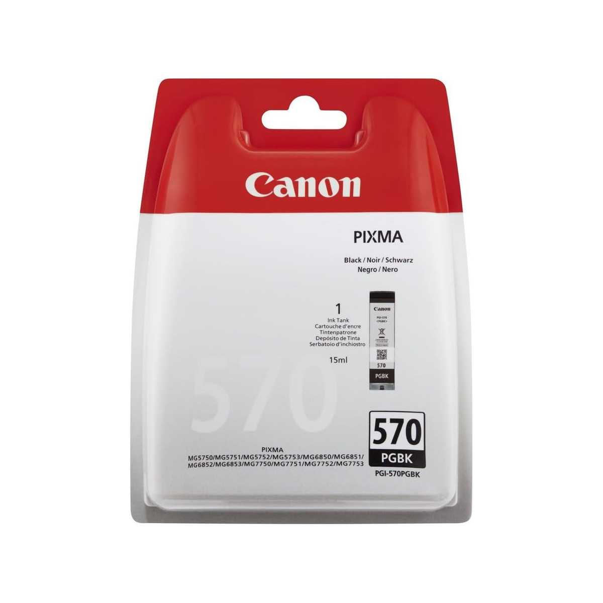 Canon PGI-570PGBK Noir Cartouche d'encre d'origine au meilleur prix Canon PGI-570PGBK Noir Cartouche d'encre d'origine au meilleur prix