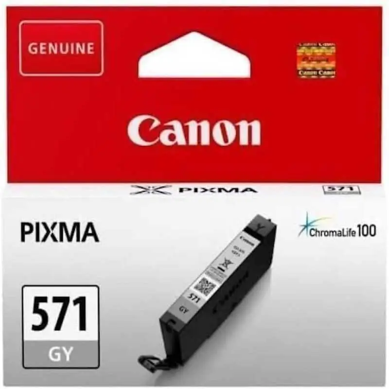 Canon CLI-571GY Gris Cartouche authentique au meilleur prix