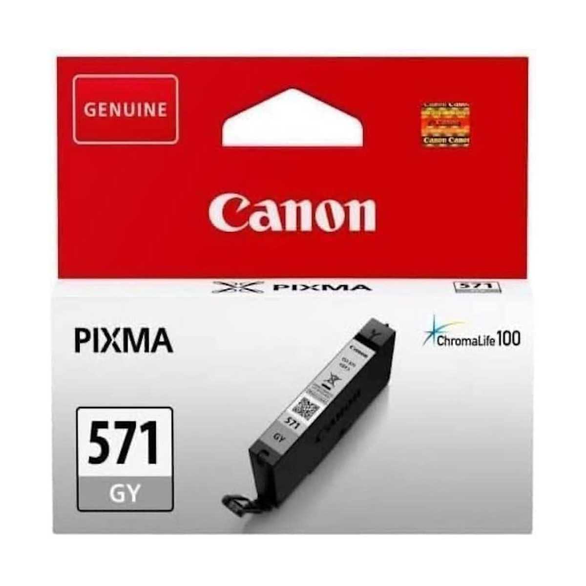Canon CLI-571GY Gris Cartouche d'encre d'origine au meilleur prix Canon CLI-571GY Gris Cartouche d'encre d'origine au meilleur prix