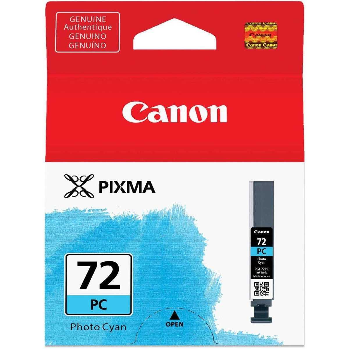 Canon PGI-72PC Photo cyan Cartouche d'encre au meilleur prix Canon PGI-72PC Photo cyan Cartouche d'encre au meilleur prix