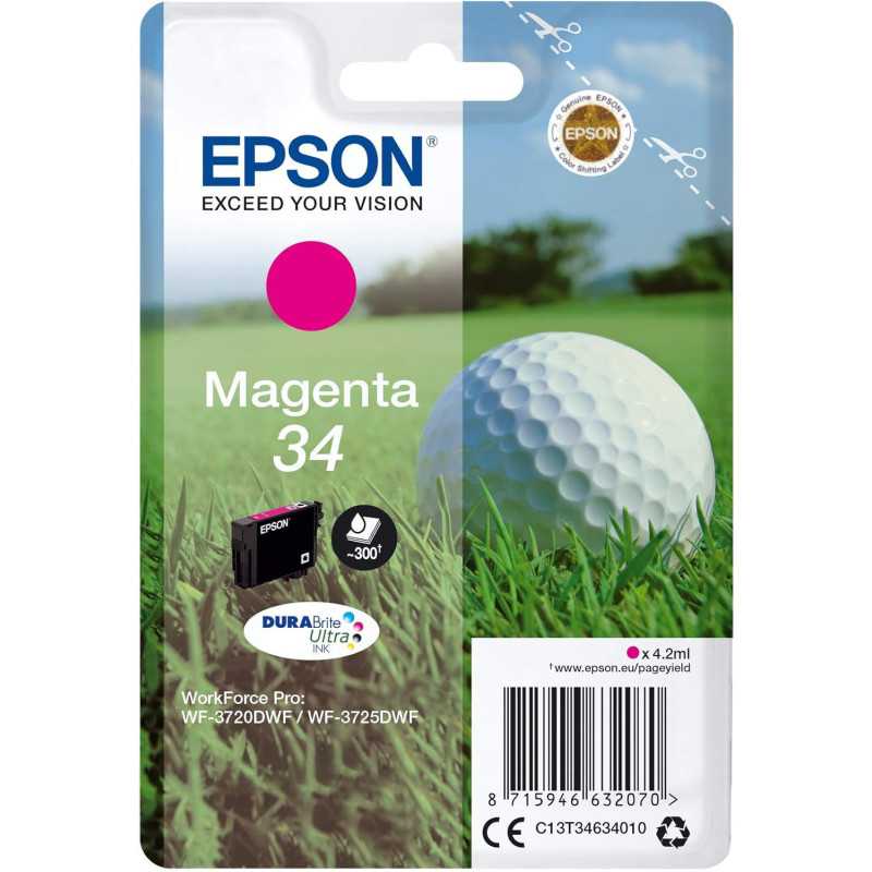 Epson 34 Magenta Balle de golf cartouche d'origine au meilleur prix