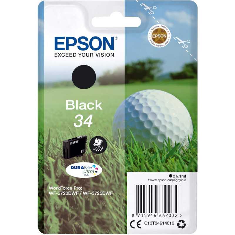 Epson 34 Noir Balle de golf cartouche d'origine au meilleur prix