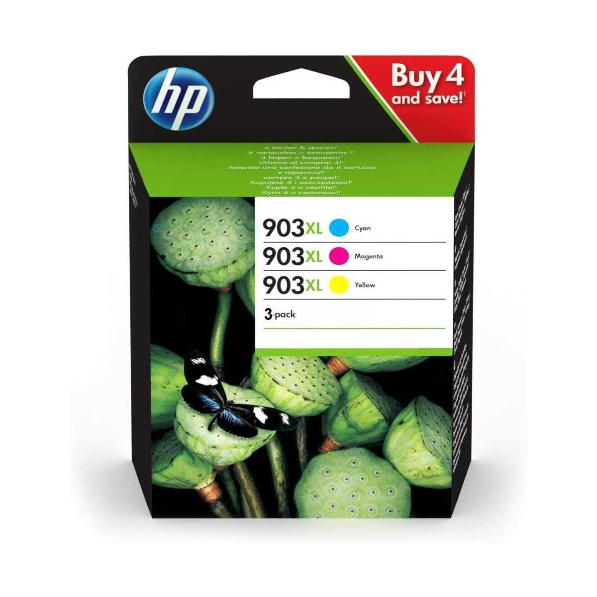 HP 903XL Couleur Pack de 3 Cartouches d'encre à petit prix HP 903XL Couleur Pack de 3 Cartouches d'encre à petit prix