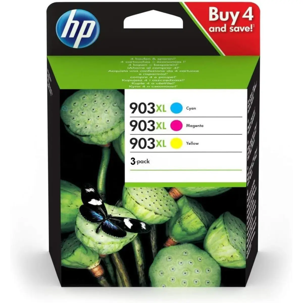 HP 903XL Couleur Pack de cartouches authentiques au meilleur prix