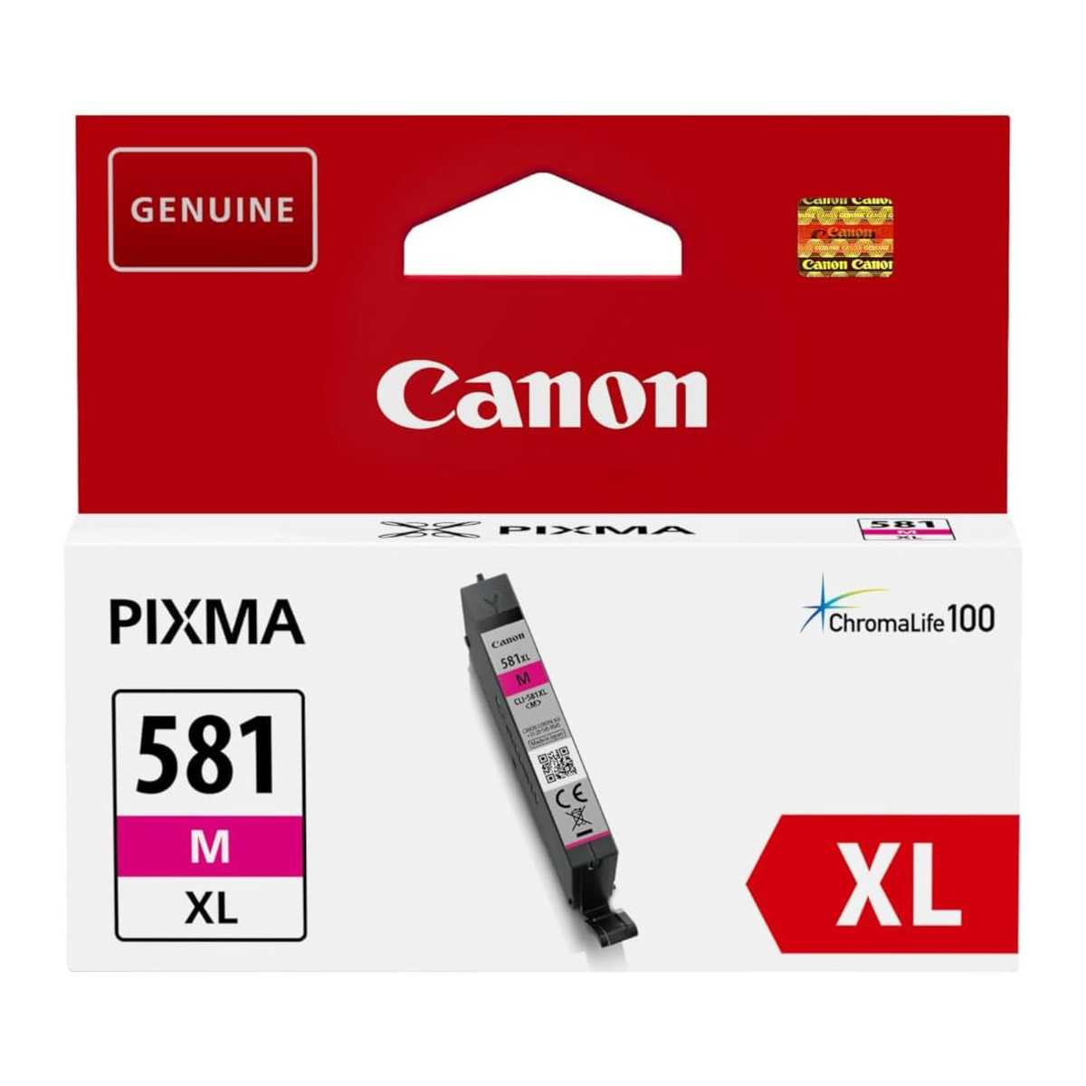 Canon CLI-581XL Magenta Cartouche d'encre d'origine au meilleur prix Canon CLI-581XL Magenta Cartouche d'encre d'origine au meilleur prix